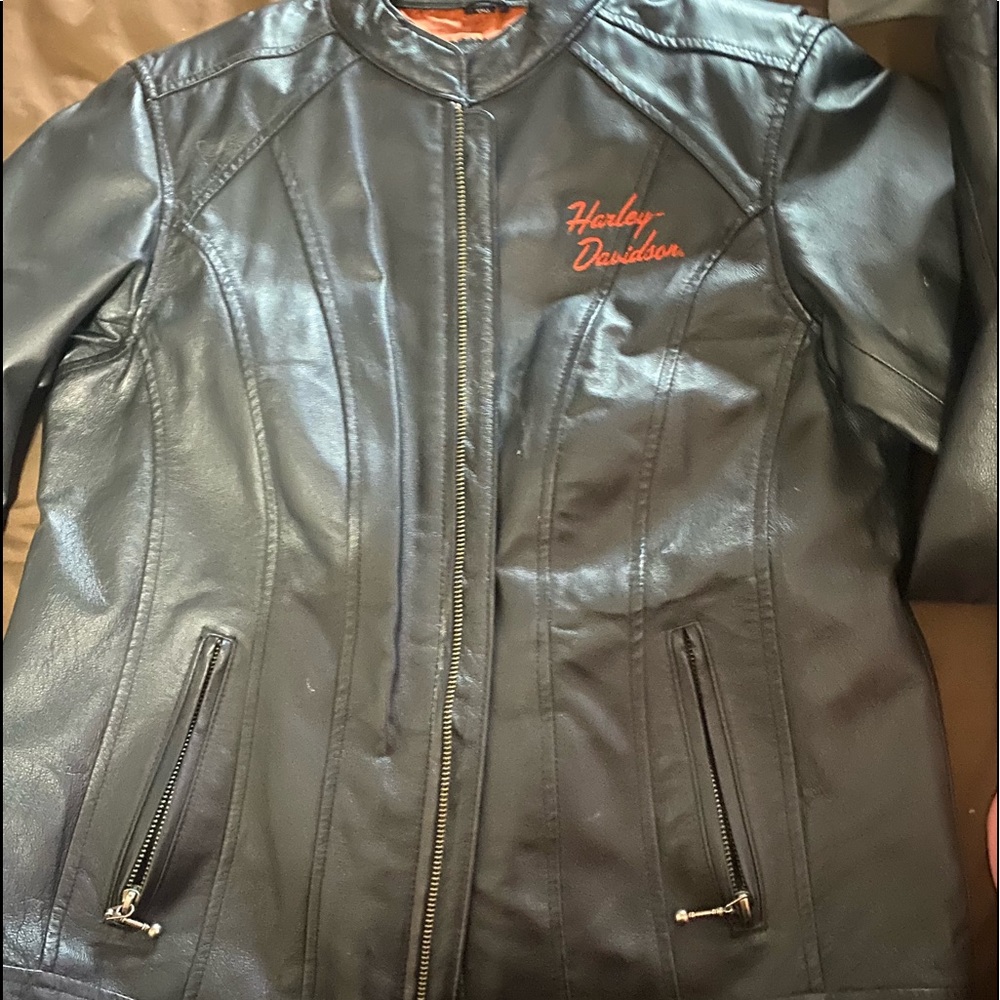 Womens Harley leather jacket